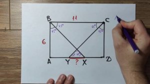 Олимпиадная задача по геометрии, которая решается в два действия