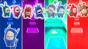 ALL Oddbods Friends | Tiles Hop EDM Rush