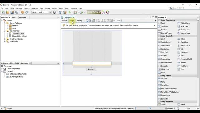 Cómo Agregar una librería en java [PlaceHolder & JCaledar] смотреть онлайн