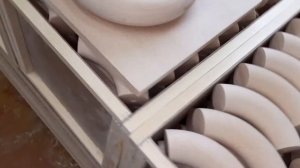 Повороты для круглого поручня из бука, дуба и ясеня, второе видео