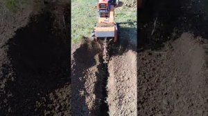САМОХОДНЫЙ МИНИ ТРАНШЕЕКОПАТЕЛЬ ИЗ ЯПОНИИ
