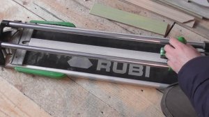 Плиткорез Rubi & Do It Maxima 650. Обзор часть 2. Ответы на вопросы, режем плитку.