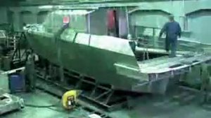 Build видео постройки корпуса катера