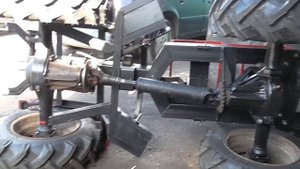 Минитрактор   переломка 4х4  18   Сборка трансмисс1080P HD