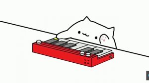 *Мем* (Кот играет на пианино)-[Lats go]