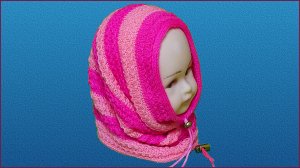 Снуд спицами для девочки. Вязание снуда спицами.