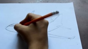 Как нарисовать самолёт!