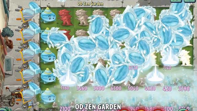 1 Plant 1 Power Up Vs Petrified Imp - Plants vs Zombies 2 смотреть онлайн