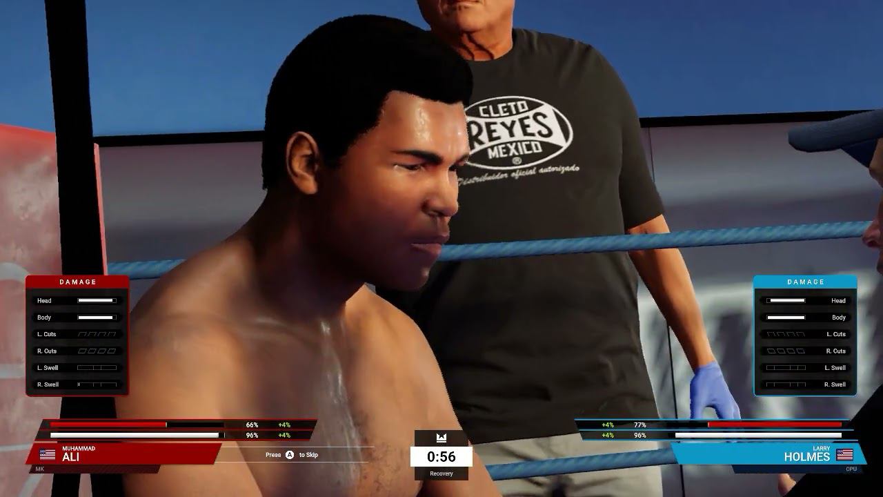 Undisputed, Мухаммед Али vs Ларри Холмс! Максимальная сложность. смотреть онлайн