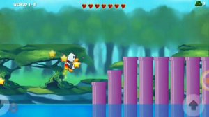 Super Penguin Adventure run World 1 Level 1-8