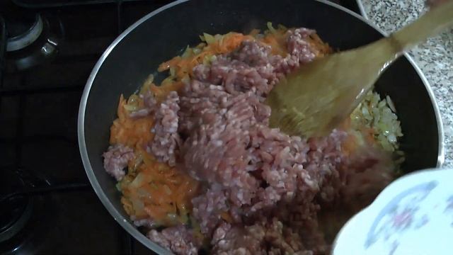 Готовим  Вкусно Пасту "Феттуччине" с Мясным фаршем в Сметанном Соусе/Быстрый ужин