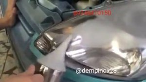восстановление прозрачности пластика фар (НЕ ПОЛИРОВКА