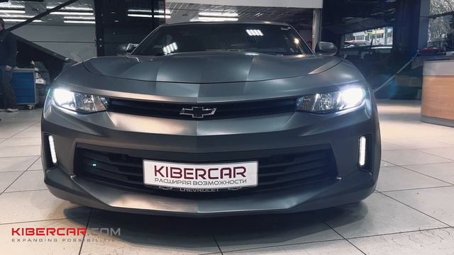 Оклейка матовой виниловой пленкой и окрас суппортов Chevrolet Camaro