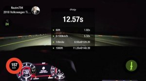 Vw tiguan 2 chhb 0-200 km/h stage 1+dsg ET