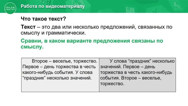 3 класс. Русский язык. Текст. Связь предложений в тексте. 04.05.2020 смотреть онлайн