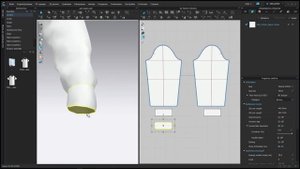 CLO3D - визуализация двойной детали с линией сгиба