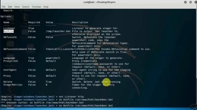Empire: Create Backdoor Undetected By All Anti-virus Using Kali Linux | Ethical Hacking #Hacking