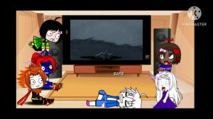 undertale react to Nightmare sans vs bendy /by morø nightmare/gacha club