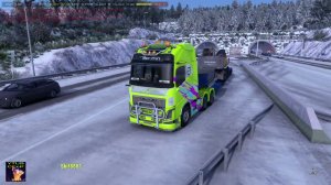 ETS 2 VAMGRUZ, Экск. VOLVO EW240E MH 26т. 2 часть.