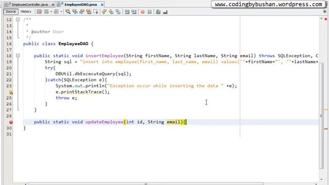 JavaFx Database Operations - Part 6 - Update the records to DB смотреть онлайн