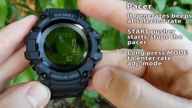 Skmei 1358 full review #141 barometer/altimeter/compass/thermometer/pedometer watch