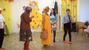 Осенний утренник Баба Яга и Красноклювые гуси  возвращают Осень детский сад 49 группа Сказка 2019