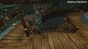 SKYRIM MODS - Jump Animations, Vanguard Armor