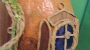 Домик из тыквы