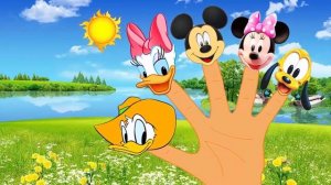 Семья пальчиков на русском Микки Маус