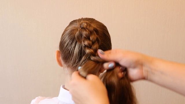 3 варианта плетения хвоста. Колосок смотреть онлайн