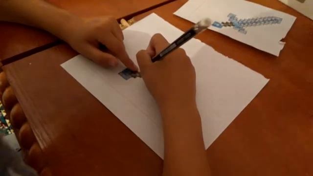 Как нарисовать алмазний меч з майнкрафта смотреть онлайн