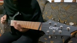 7 Strings but on sunshine mode. Easycore? Midwest tuning?. Cort KX307MS.