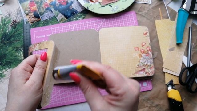 Мастер-класс: Осенний мини-альбом с фотографиями, часть 1 смотреть онлайн