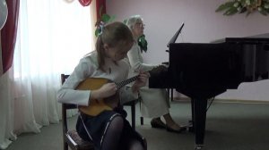 Смаль Вероника, 9 лет, домра. П. Суарес "Испанский танец"