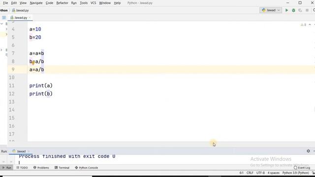 Swapping python( String,int,float  swapping ) Urdu/Hindi || Jawad Aslam