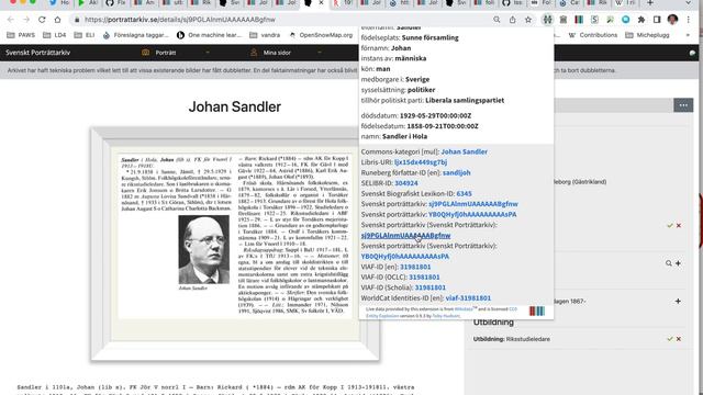 Wikidata gadgets, referencies, Wikipedia templates Wikicommons