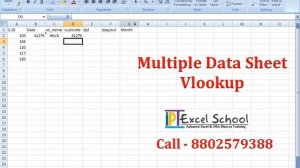 How Can Get Multiple Sheets Data with Vlookup in Excel 2007 in Hindi