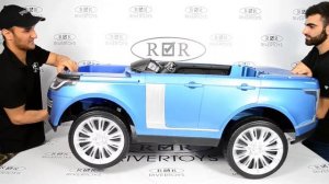 Детский электромобиль RiverToys Range Rover HSE 4WD (DK-PP999) - сборка