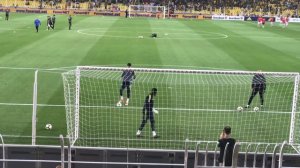 Fenerbahçe Carlos Kameni ısınıyor