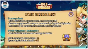 ?Idle Heroes?Гайд до Обновления - Врата Пустоты! Ускоряем добычу Ся / Полезные локации с Сокровищам