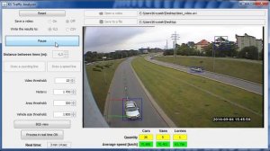 Automatic vehicles counting, classifying and measuring speed (Java)