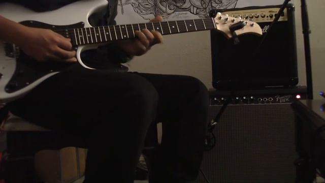 $70 Ebay Crescent Electric Guitar Fender Strat Copy and Digitech RP55 смотреть онлайн