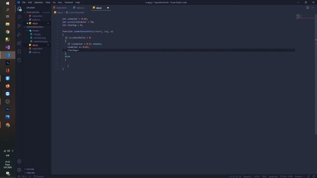 The "scroll" event in JavaScript
