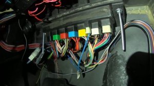 Перенос блока предохранителей (реле) в салон на классике