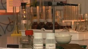 Крахмал и поваренная соль при нагревании