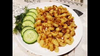 ВКУСНЫЕ СЫТНЫЕ МАКАРОНЫ С ФАРШЕМ в мултиварке смотреть онлайн