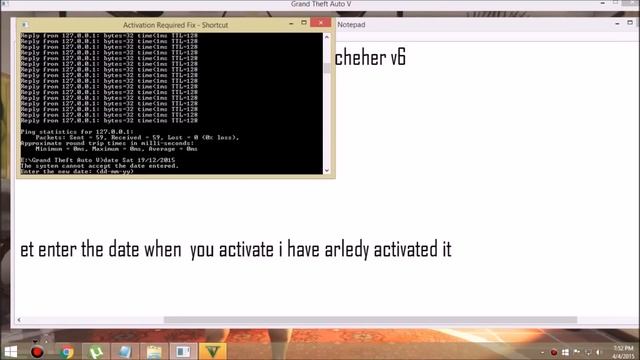 GTA 5 Activation required fix and 3dm crack v6