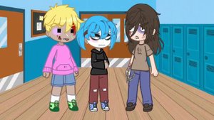 [meme] "Sally Face" Sally/Travis (+Larry)