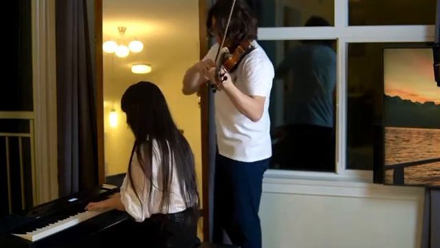 kamado tanjiro no uta -  Demon Slayer OST. Piano & Violin Cover