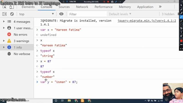 Lecture 2 JS 2 Intro to JS Language